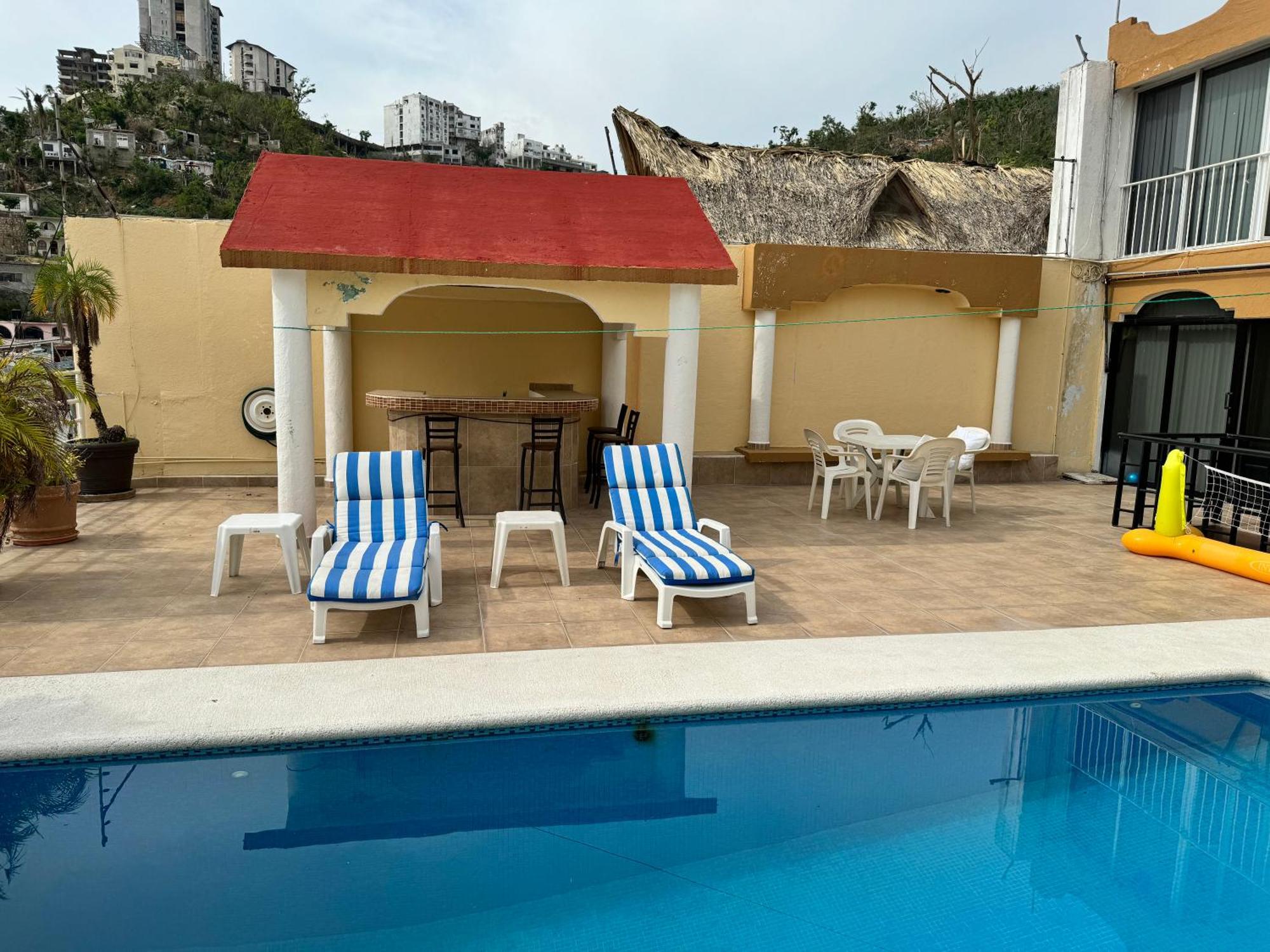 Blue Coast With Pool And Ocean View 10 To 35 P Villa Акапулко Екстериор снимка