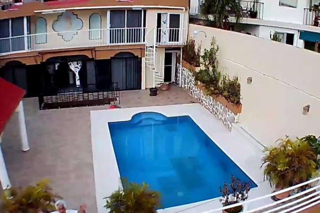 Blue Coast With Pool And Ocean View 10 To 35 P Villa Акапулко Екстериор снимка
