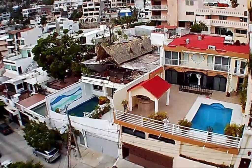 Blue Coast With Pool And Ocean View 10 To 35 P Villa Акапулко Екстериор снимка